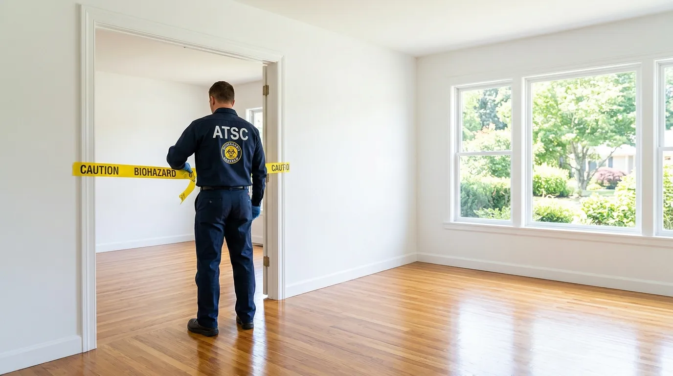 Certified biohazard cleanup crew performing Crime Scene Cleanup in Sanibel